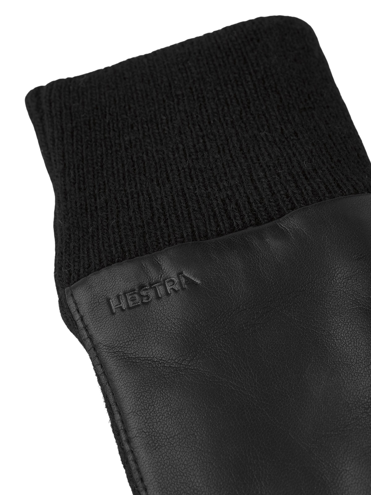 Jeanne lammeskindshandsker - sort